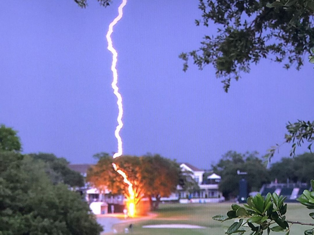 Lighting strike