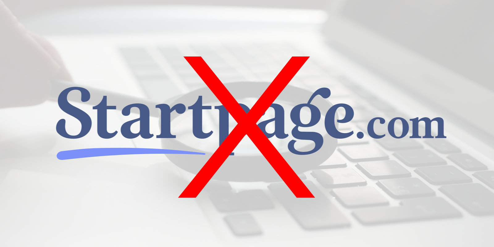 "Delisting Startpage" cover image