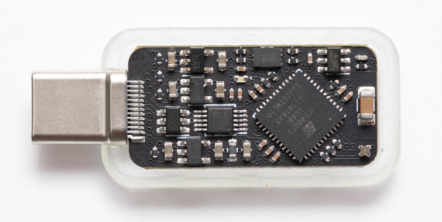 Tillitis Key 1 PCB, first implementation